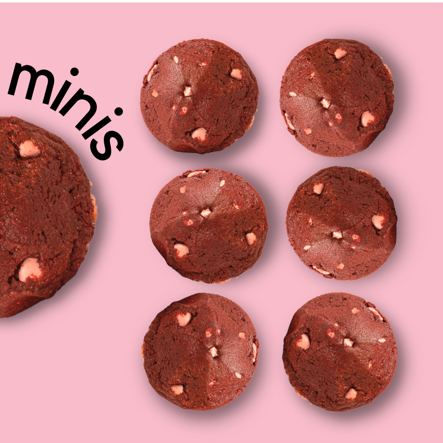 Mini Red Velvet Cookies